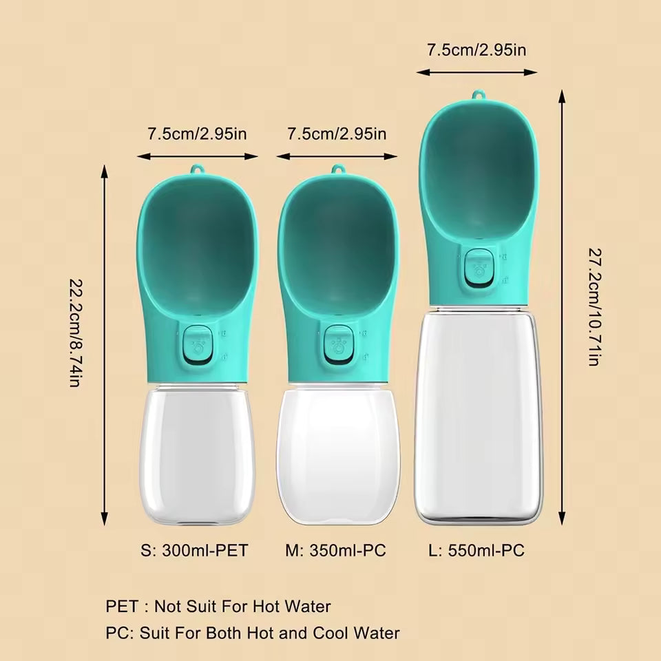 PawHydrate Travel Bottle
